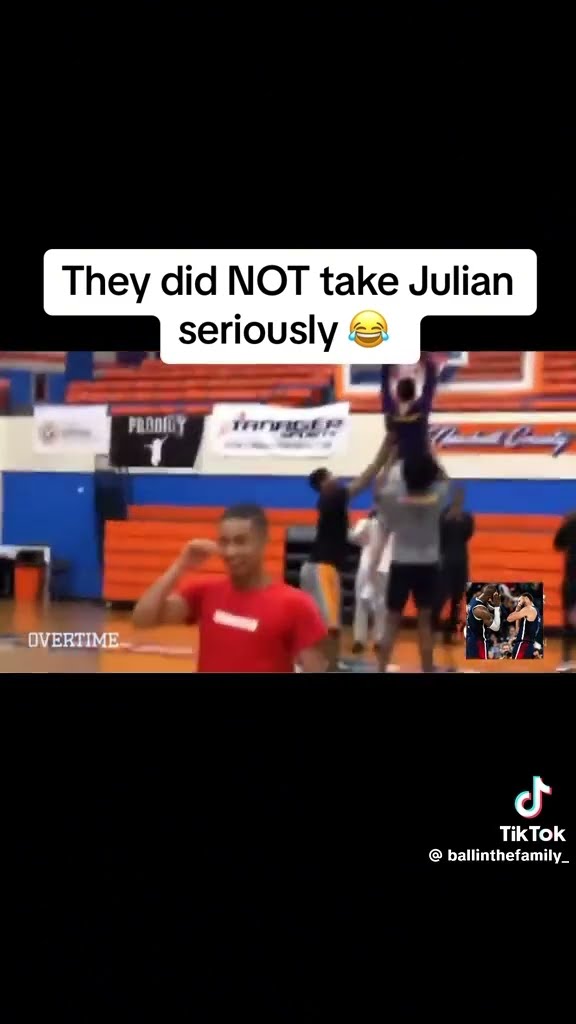They did NOT take Julian Seriously #hoodnews #lameloball #juliannewman #basketball #viralvideo #lol