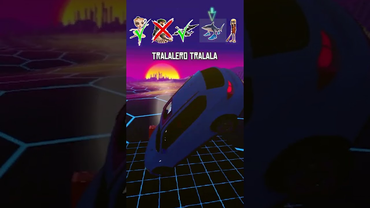 🪵Italian Brainrot Funk BeamNG DRIVE Car Jump Challenge 🦈☕  #beamngdrive #italianbrainrot