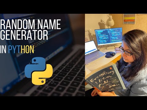 Random Name Generator in Python