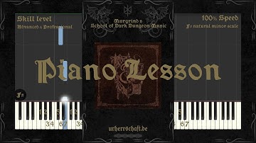 Piano Lesson | Murgrind - A Kingdom in Days of Old, advanced & pro content, Dungeon Synth, cinematic
