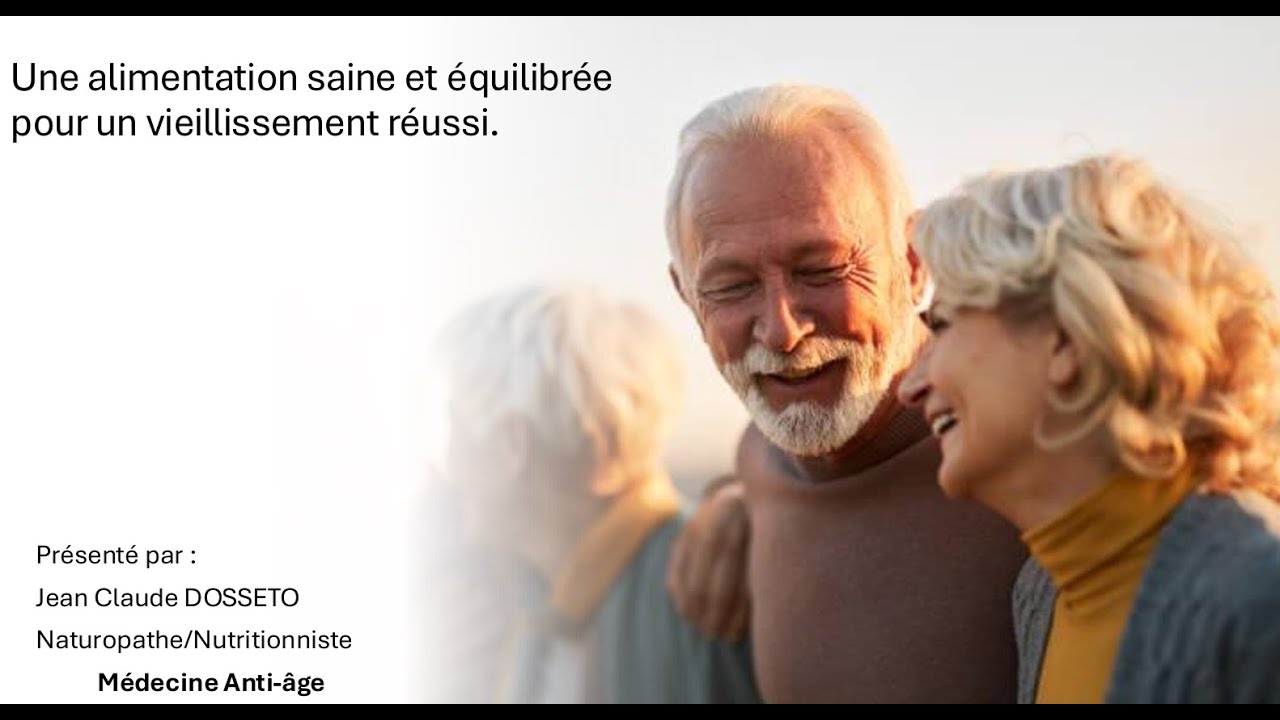 Nouvelle formation Médecine anti âge "Vieillir en santé"