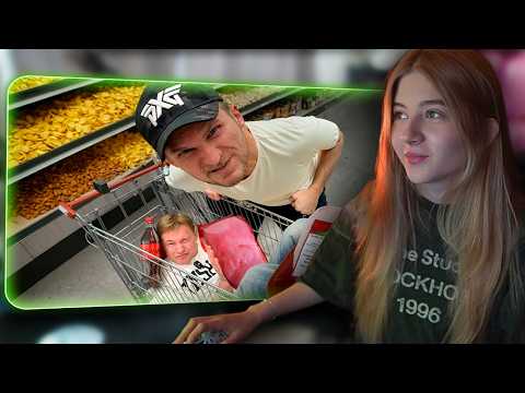 Гаечка СМОТРИТ ГОЛУБОЧКИН СОБРАЛ ПРОДУКТОВУЮ КОРЗИНУ