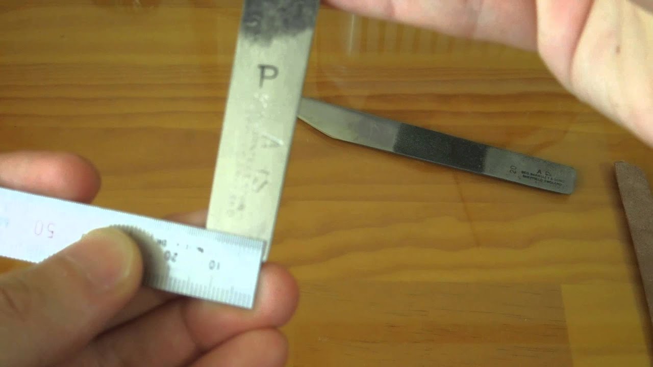 George Barnsley leather knives model 20 & 21 - YouTube