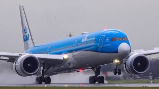29 INSANE Rain Landings 🌧️ | Epic Water Spray Madness at Schiphol!