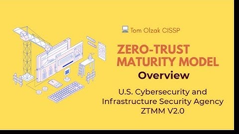 CISA Zero-Trust Security Maturity Model Part 1: Overview