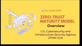 CISA Zero-Trust Security Maturity Model Part 1: Overview