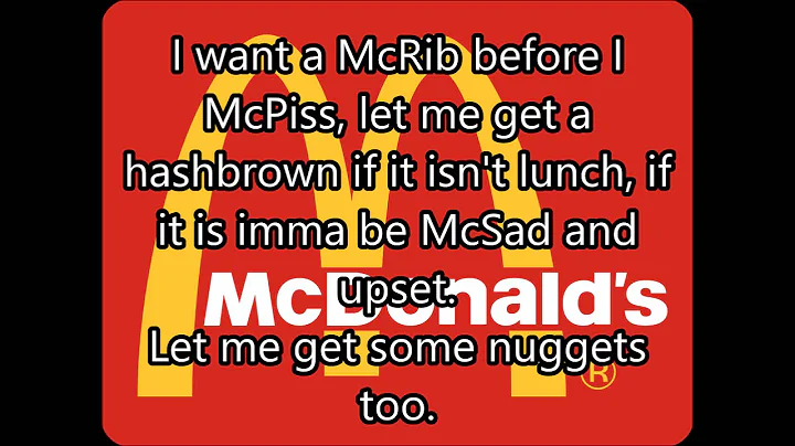 How to Order McDonalds Like a Boss (Lyrics)