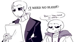 Gaster tells Sans his biggest secret. (Undertale Comic Dubs & Animations)