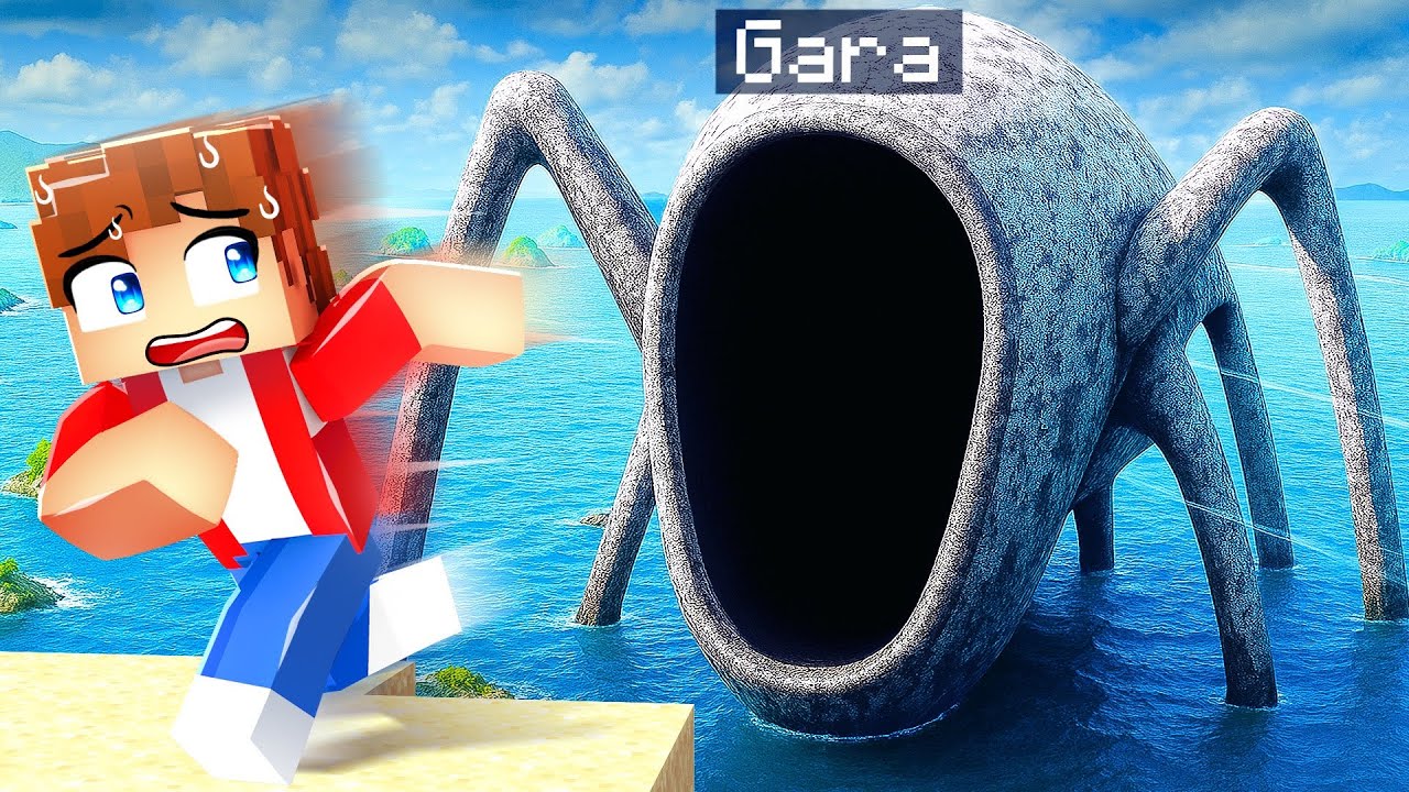 Playing As REALISTIC SEA EATER To Troll My Friends in Minecraft!