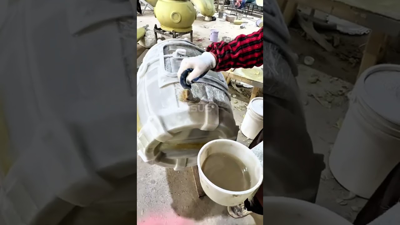 Custom Barrel Sculpture for Southeast Asia Theme Park