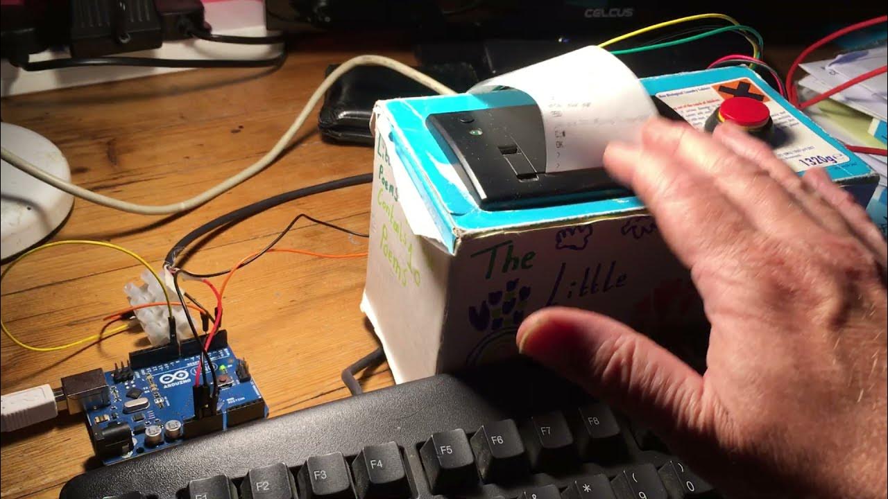 Work in progress: Arduino TinyBASIC computer with thermal printer - YouTube
