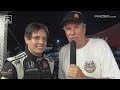 Racer robin miller with gabby chaves on his usac debut