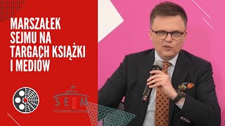 Marszałek Sejmu na Targach Książki i Mediów VIVELO 2024