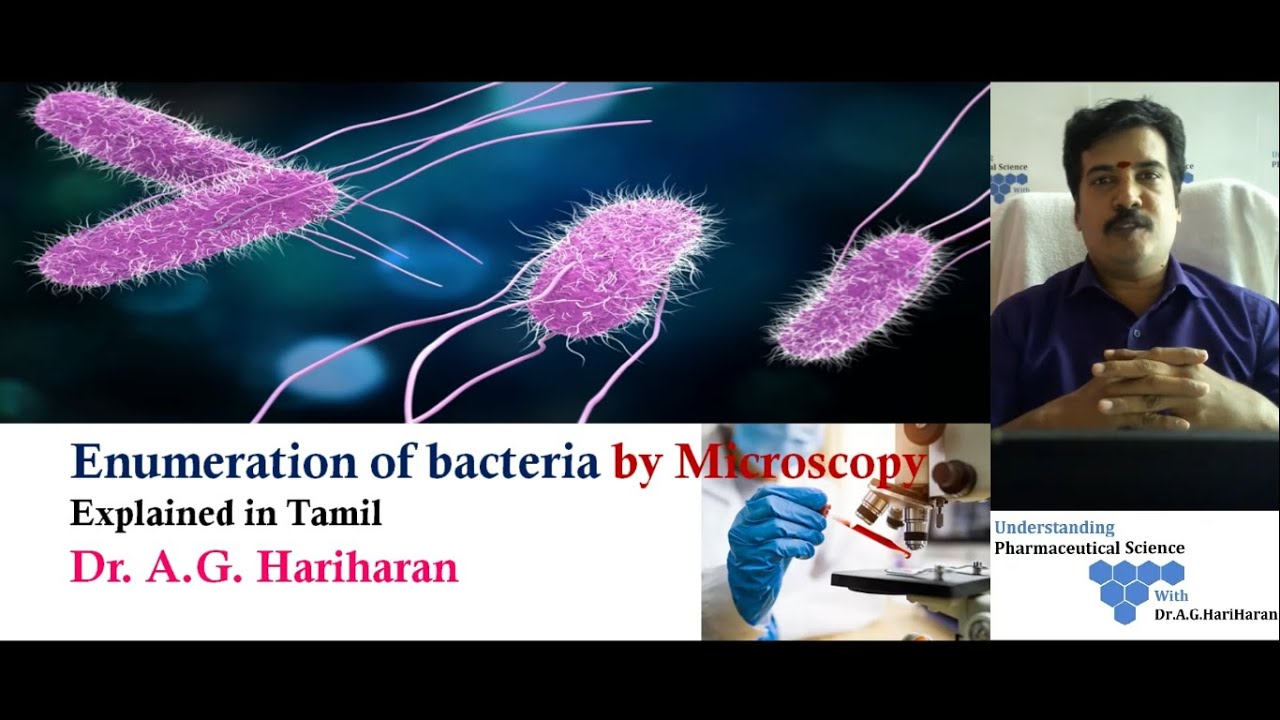 Total Count of Bacteria by Microscopic Method Explained in Tamil
