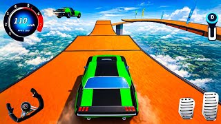 Impossible GT Car Racing Stunt Vs Impossible Mega Ramp track Android Car Racing Gameplay  screenshot 5