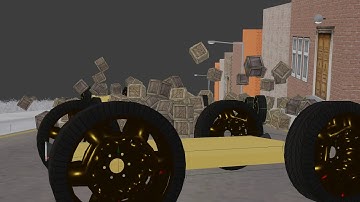Basic Car Simulation With Braking - Blender 3D