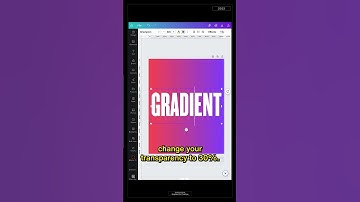 Gradient Text Effect in Canva