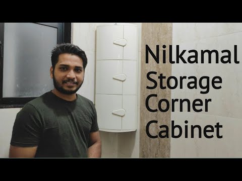 Bathroom Storage Ideas || Small Bathroom || Nilkamal Corner Storage Cabinet || Tips and