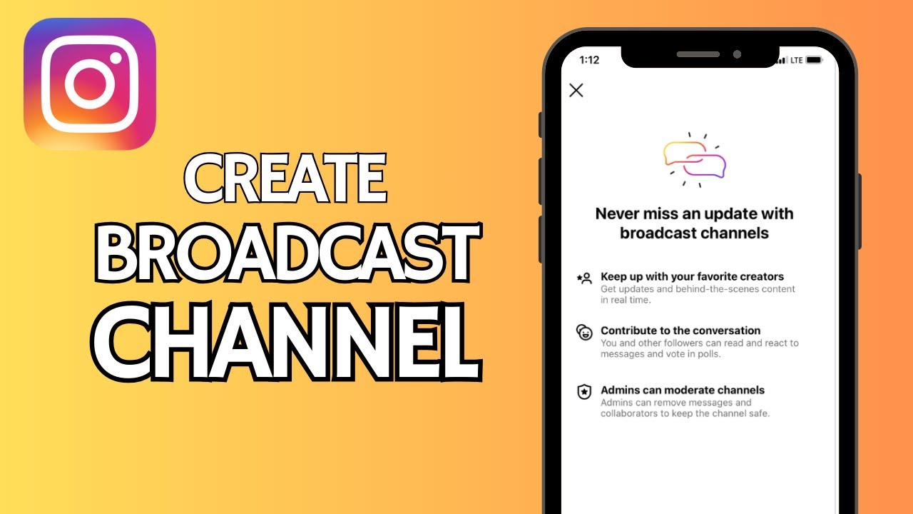 How To Create a Broadcast Channel on Instagram 2023 - YouTube