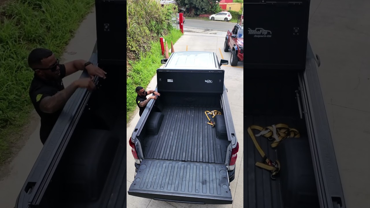 CHEVY SILVERADO TONNEAU COVER DEMO 🛻💨 SMOOTH OPEN & CLOSE
