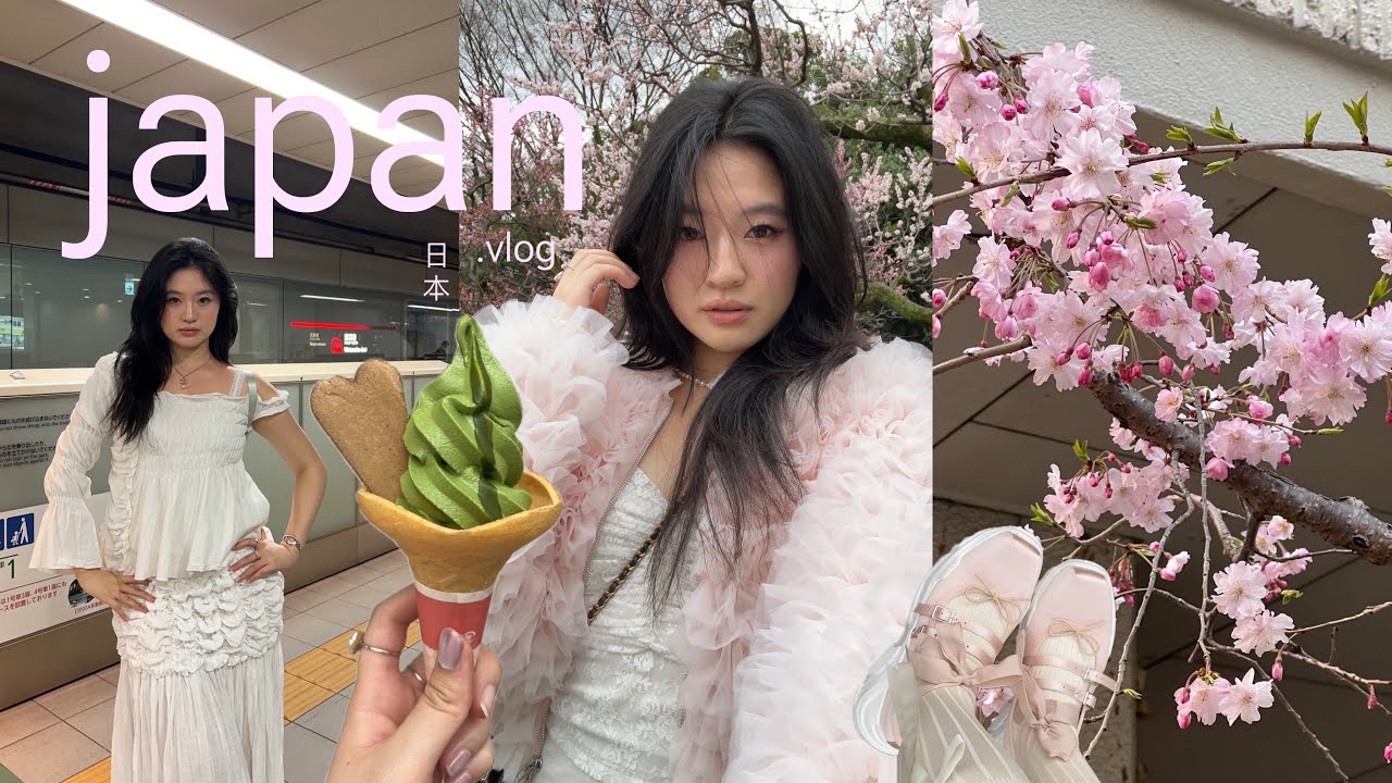 JAPAN vlog 🍡⋆˚✿˖° cherry blossom season, exploring fukuoka & osaka, best places to eat and shop