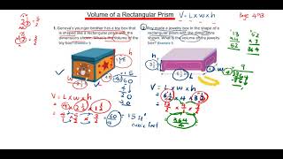 Volume of a Rectangular Prism