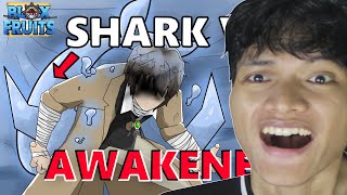 Aku Mengunlock SHARK V4 AWAKEN Race Paling BROKEN Di Blox Fruit!