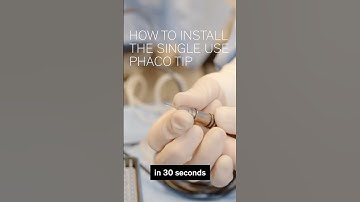 How to install the single use phaco tip in under 30 seconds #eyesurgeon #ophthalmology #medtech