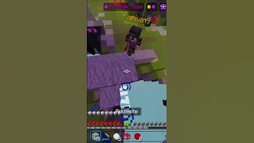 my BEST block extension (Hive Skywars) #shorts #minecraft #hive (Minecraft Bedrock)