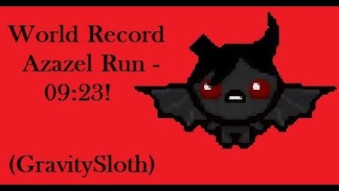 WORLD RECORD AZAZEL RUN!  - TBOI:AB in 9:23 (with commentary)