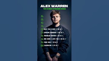 Top 10 ALEX WARREN Songs You NEED to Hear! 🔥🎧 #alexwarren #music #shortfeed