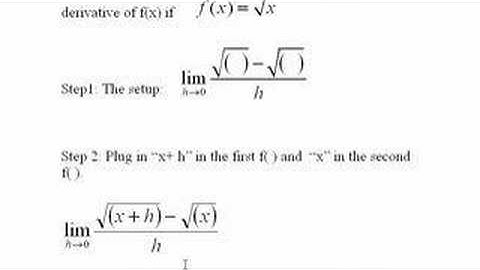 11) Definition of the the Derivative, Part 3 of 3