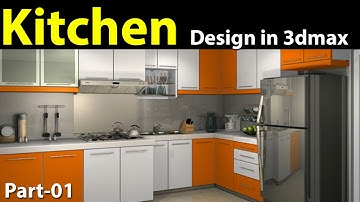 Kitchen Design in 3d max Part 01
