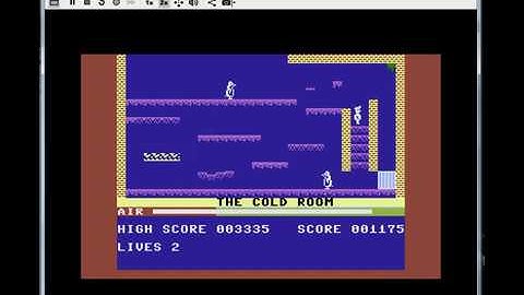 Manic Miner - Commodore 16-Plus 4 - emulador Amiga Forever 2016 Plus Edition