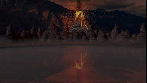 3D Volcano Particle Systems