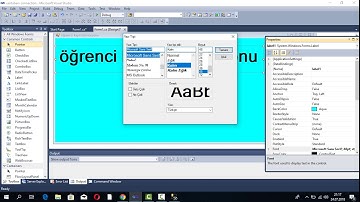 C#DERS VİDEOLARI FORM APPLİCATİON İLE UYGULAMALAR, MASAÜSTÜ UYGULAMALARI C# ÖĞRENCİ KAYIT PROGRAMI#2
