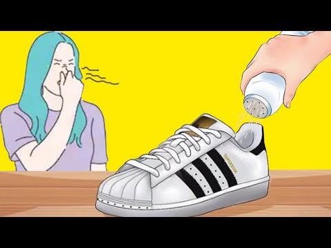 فيديو: 3 طرق سهلة لمنع الأحذية المتسلقة من الرائحة