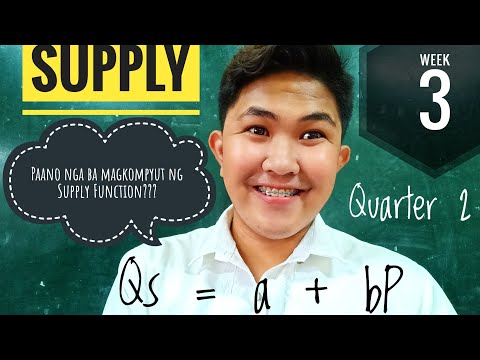 Video: Ano ang pagkakaiba ng supply at quantity supplied sa ekonomiya?