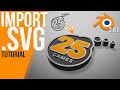 How to import a SVG & work with it | Blender 2.81 | Tutorial