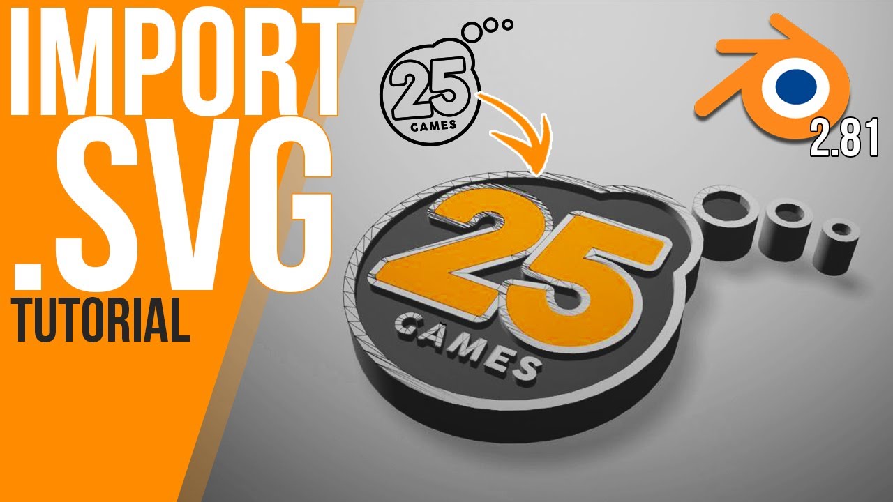 Download How To Import A Svg Work With It Blender 2 81 Tutorial Blendernation