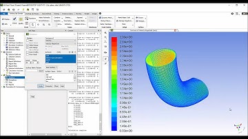 Simulation CFD for duct with SIMPLE algorithm using Ansys Fluent