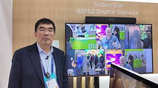 BOE Qualcomm video bar, HDMI I/O, triple-lens 48MP, 4K60 ISP/NPU, smart gallery, speaker tracking