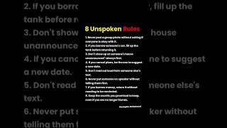 rules #motivation #psychologicalinsights #humanpsychology #dothingsyoudontwanttodo #love