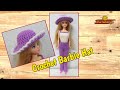 Crochet Barbie hat หมวกโครเชต์ตุ๊กตาบาร์บี้