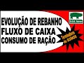 SUINOCULTURA: Evolução de Rebanho - Fluxo de Caixa - Consumo de Ração - TERMINADORES DE SUINOS