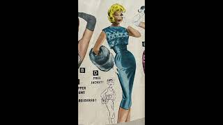 Dress Right Eyes Right! 1959 👗 #dress #dresses #fashion #vintagefashion #1950sfashion #pinup #skirt