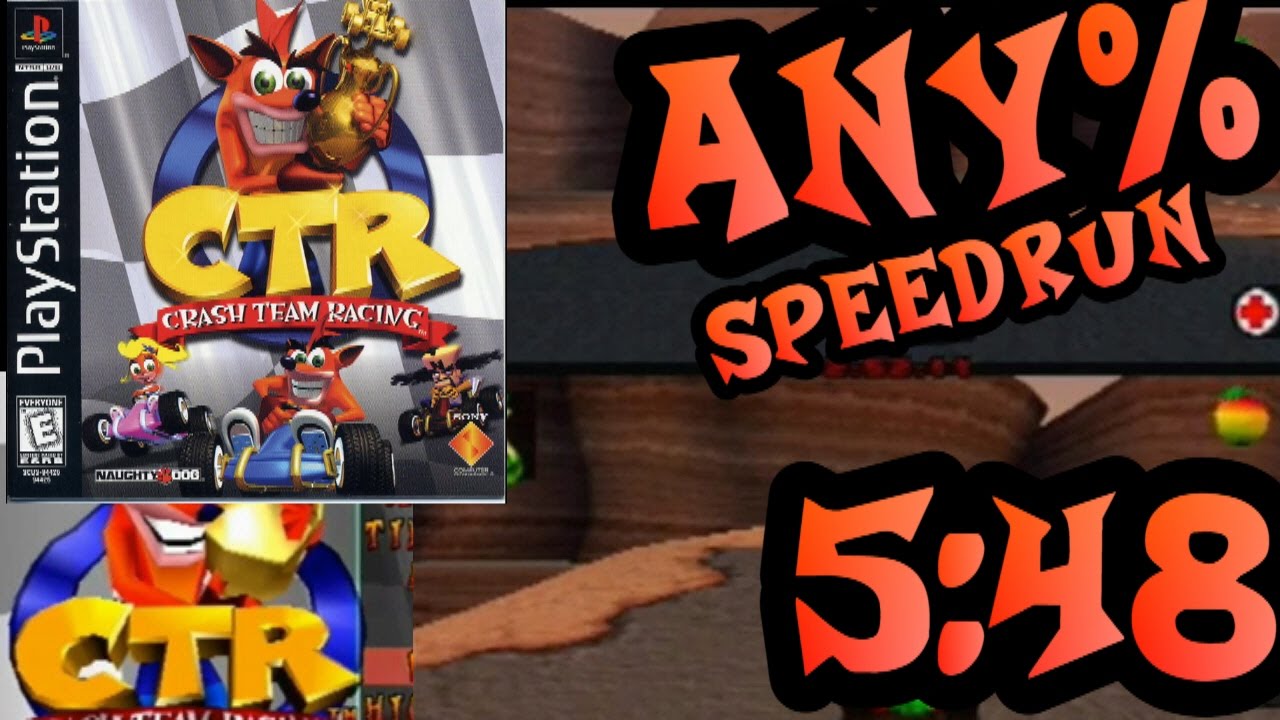 CTR: Crash Team Racing Any% Speed Run in 