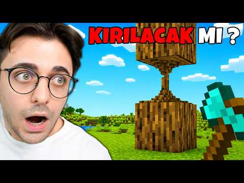 MİNECRAFT'TA GERÇEKÇİ FİZİKLE EN MERAK EDİLEN ŞEYLERİ TEST ETTİM !