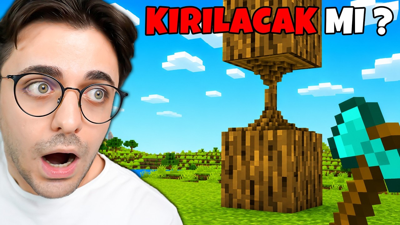 MİNECRAFT'TA GERÇEKÇİ FİZİKLE EN MERAK EDİLEN ŞEYLERİ TEST ETTİM !