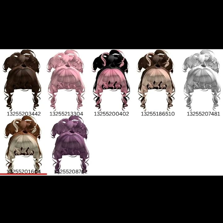 id codes ||hair|| {for girls} - YouTube